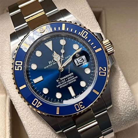 rolex oyster perpetual submariner blue white|2022 rolex submariner date bluesy.